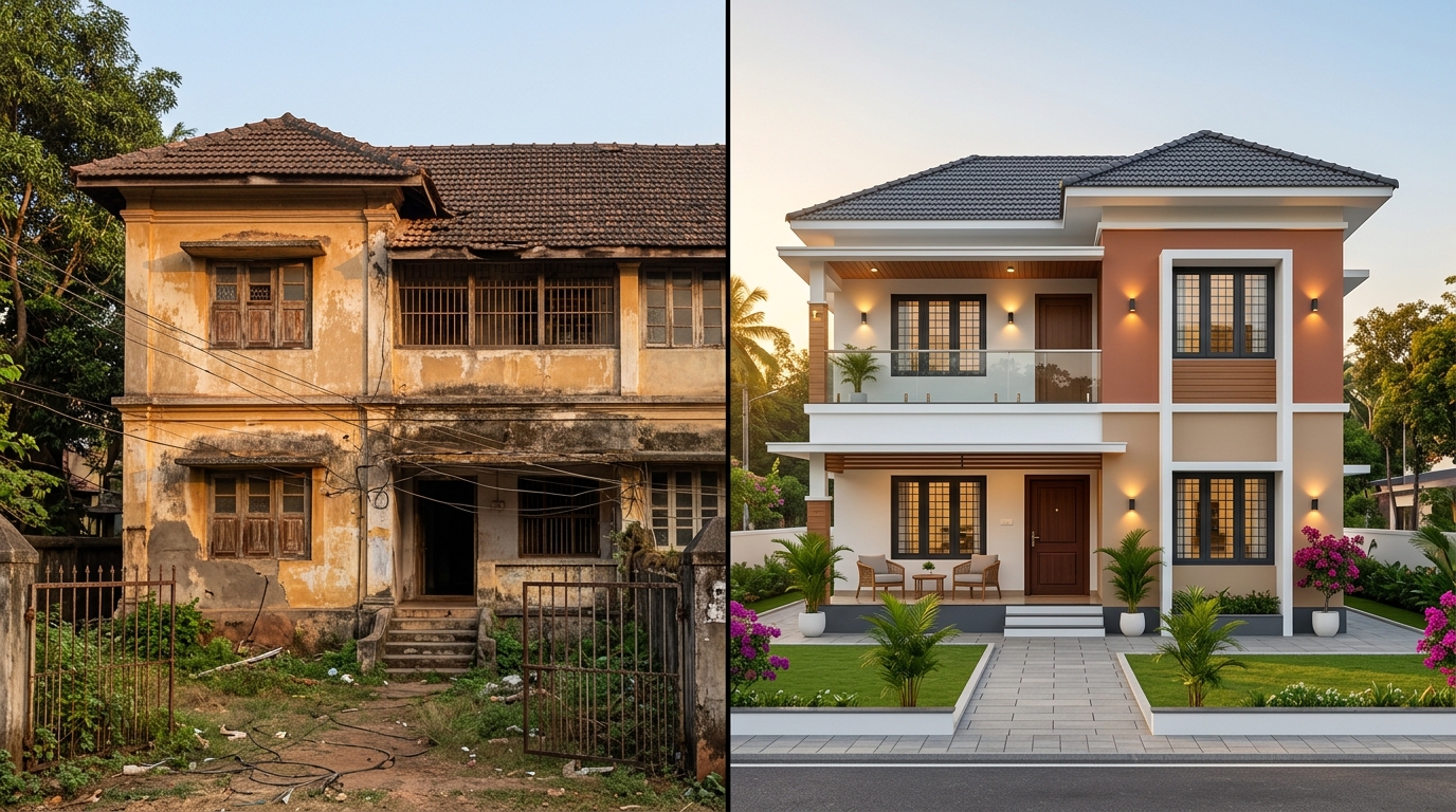 How to Start Making an Old House Look New in Vadodara 2026 | JKC Buildcon Services