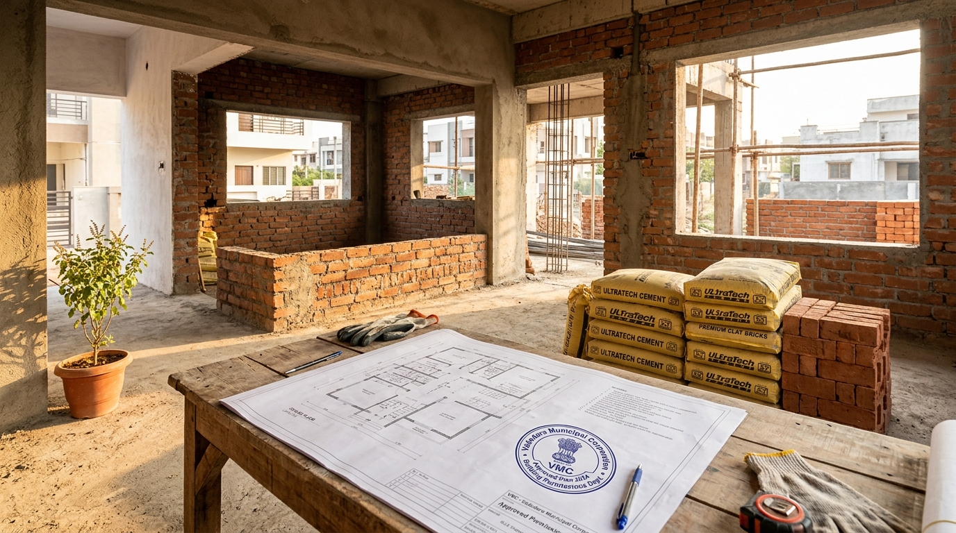 Legal Permits Required for House Construction in Vadodara 2026 | JKC Buildcon Services