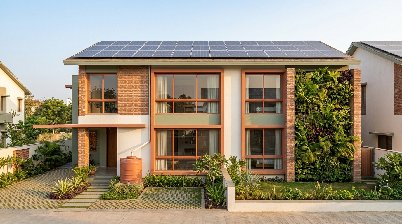 Energy-Efficient House Design in Vadodara: 2026 Guide | JKC Buildcon Services