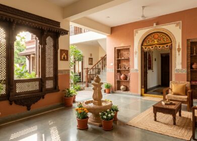Traditional Gujarati Architecture for Modern Homes in Vadodara 2026 | JKC Buildcon Services