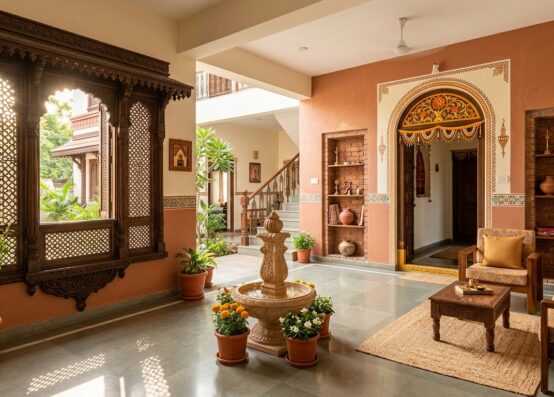 Traditional Gujarati Architecture for Modern Homes in Vadodara 2026 | JKC Buildcon Services
