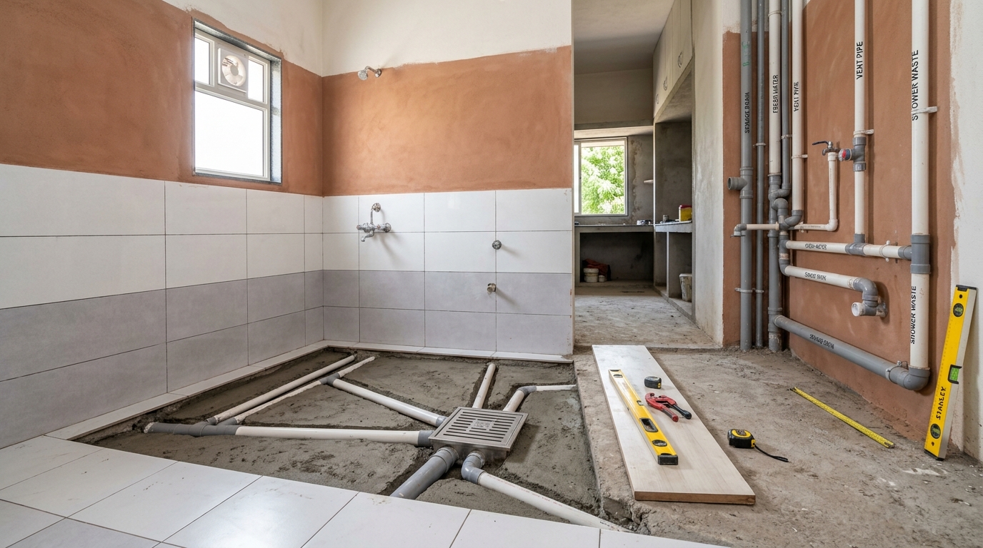 Proper Drainage & Sewage Systems for New Homes in Vadodara 2026 | JKC Buildcon Services