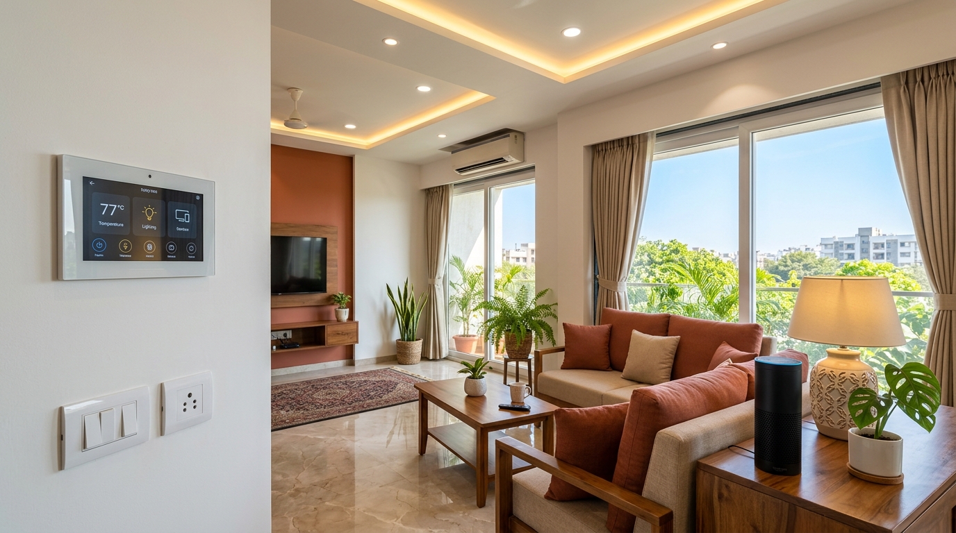 Smart Home Automation Options in Vadodara 2026 Guide | JKC Buildcon Services